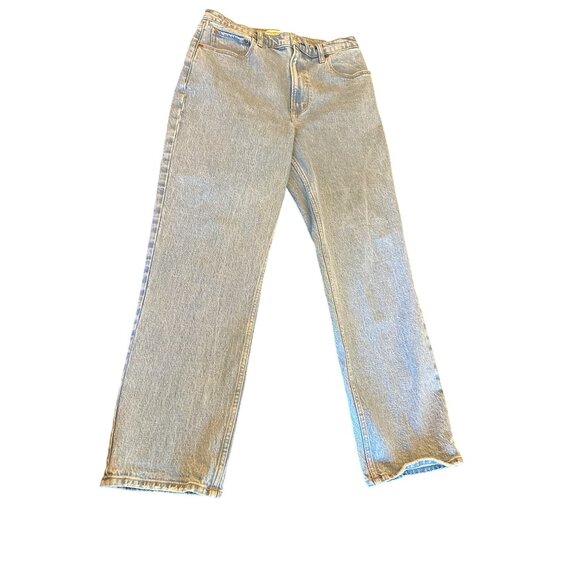 Abercrombie & Fitch 90s Straight Ultra High Rise Jeans Size 30 Light Blue Denim - Picture 1 of 5
